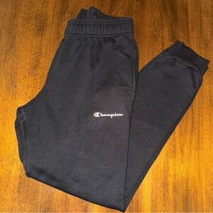 Champion Black Sweatpants Joggers Size Medium
